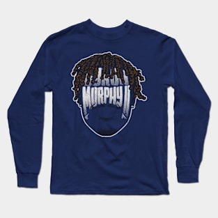 Byron Murphy II Seattle Player Silhouette Long Sleeve T-Shirt